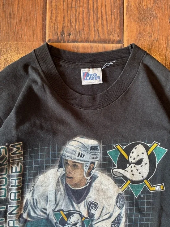 Vintage 90s Paul Kariya Anaheim Ducks Shirt - Picture 3 of 9